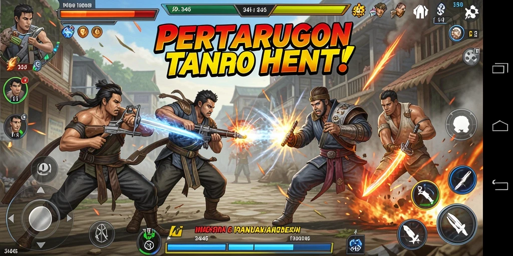 Tangkapan layar menampilkan aksi cepat dari gameplay 3446.