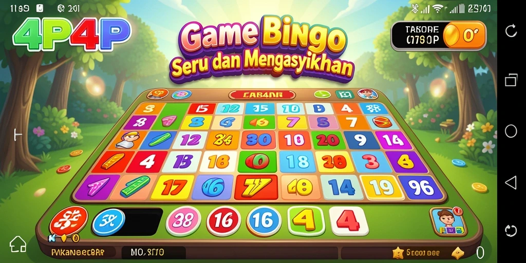 Screenshot 4P4P menampilkan momen seru permainan Bingo.