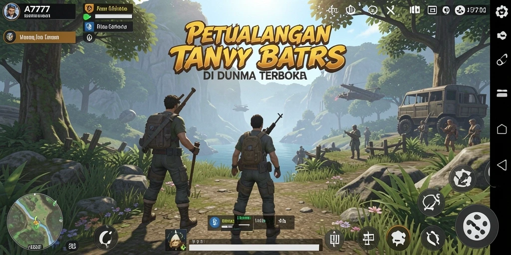 Tampilan gameplay A7777 yang menawan dan mendalam dalam dunia terbuka.