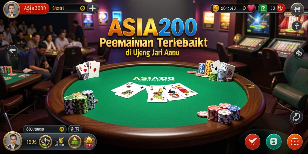Tampilan gameplay yang seru dan interaktif dalam ASIA200.