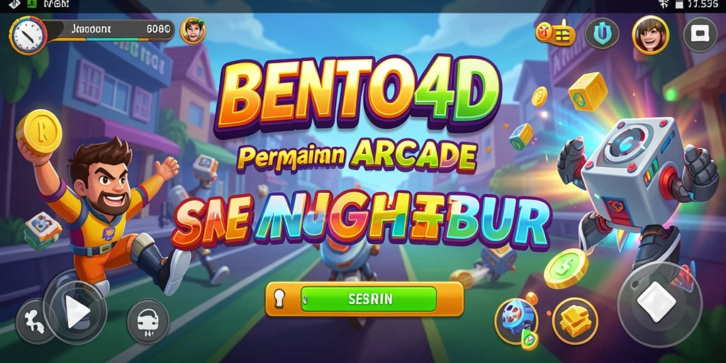 Tampilan gameplay seru dari BENTO4D yang menantang.