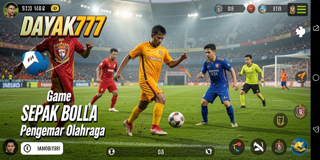 Tampilan permainan sepak bola yang menarik dan mendebarkan