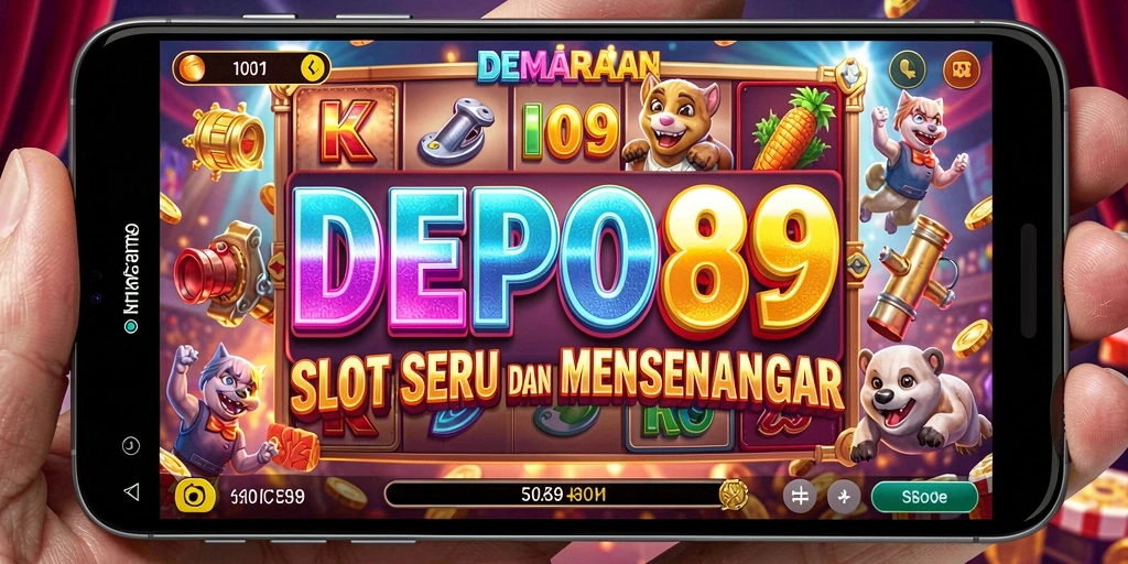 Tampilan menarik dari gameplay DEPO89 yang menampilkan mesin Slot.