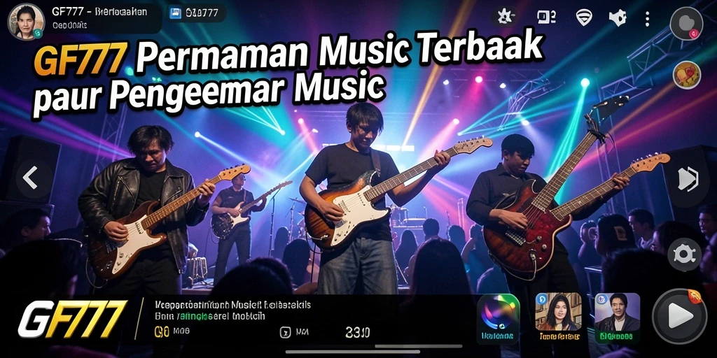 Screenshot permainan GF777 menampilkan gameplay musik interaktif dan menyenangkan.