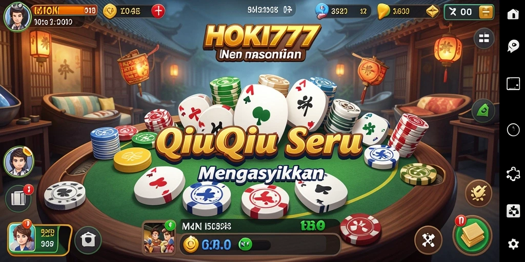 Tampilan gameplay QiuQiu yang seru di HOKI777.