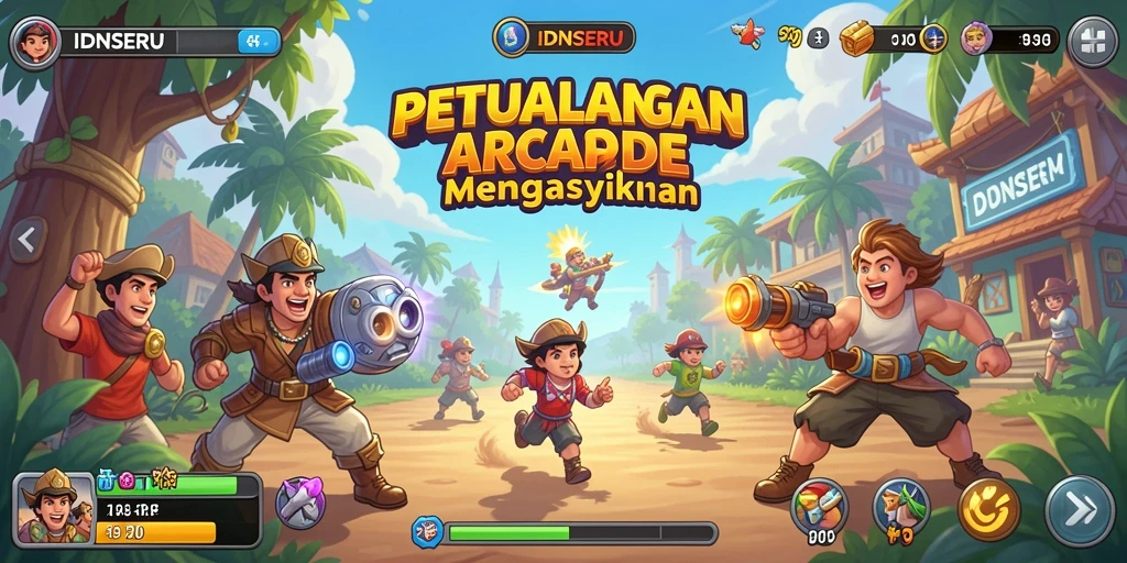 Screenshot gameplay <strong>IDNSERU</strong> yang menampilkan aksi seru dan grafis menarik.