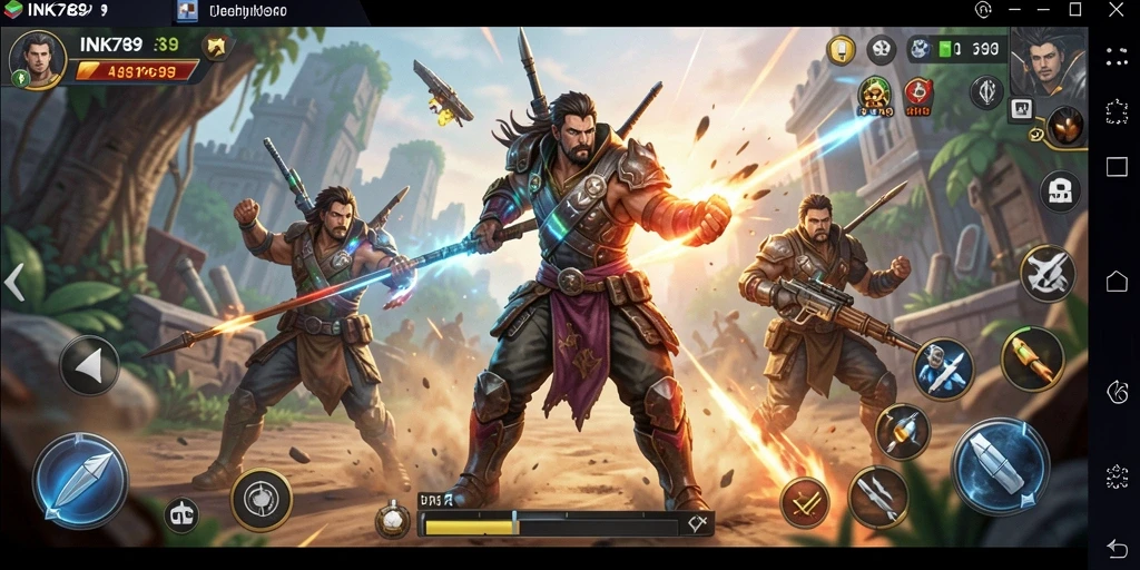 Tampilan gameplay INK789 yang penuh aksi dan petualangan.