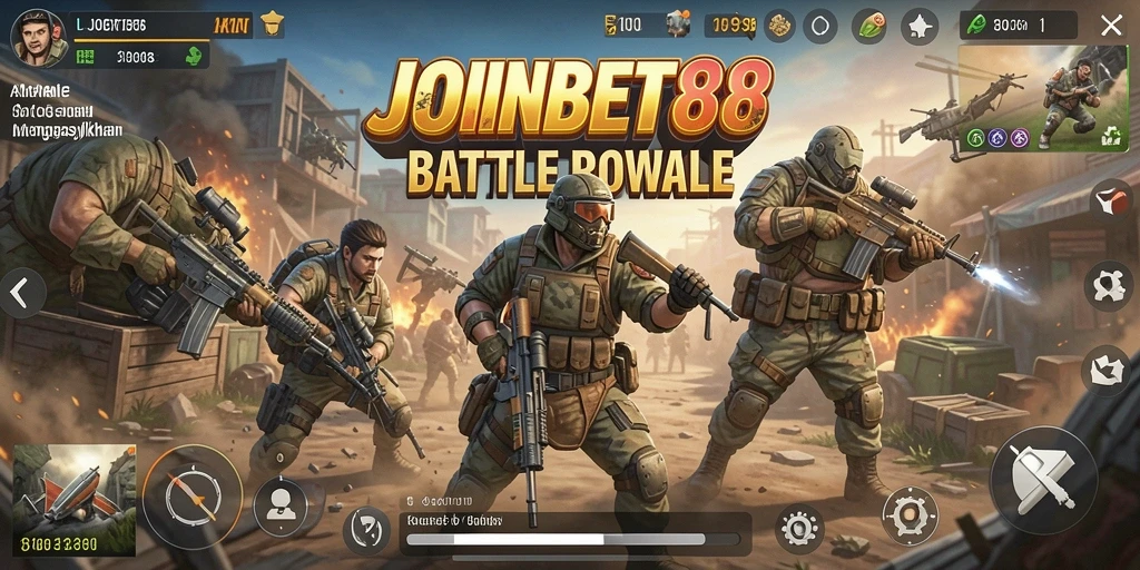 Gameplay seru di JOINBET88 saat pertempuran intens.
