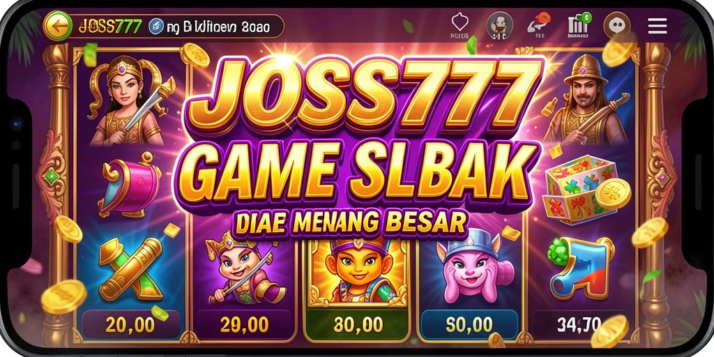 Tampilan gameplay JOSS777 yang menarik dengan fitur slot yang interaktif.