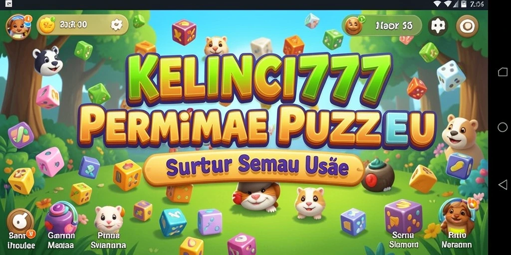 Tampilan screenshot menunjukkan gameplay KELINCI777 yang penuh warna dan menantang.