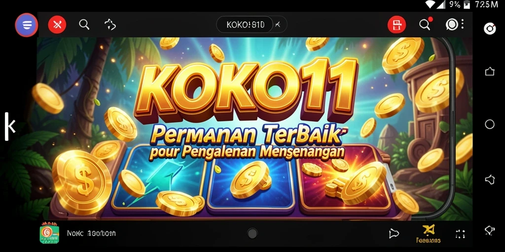 Gameplay Slot KOKO11 yang menarik dan penuh warna.