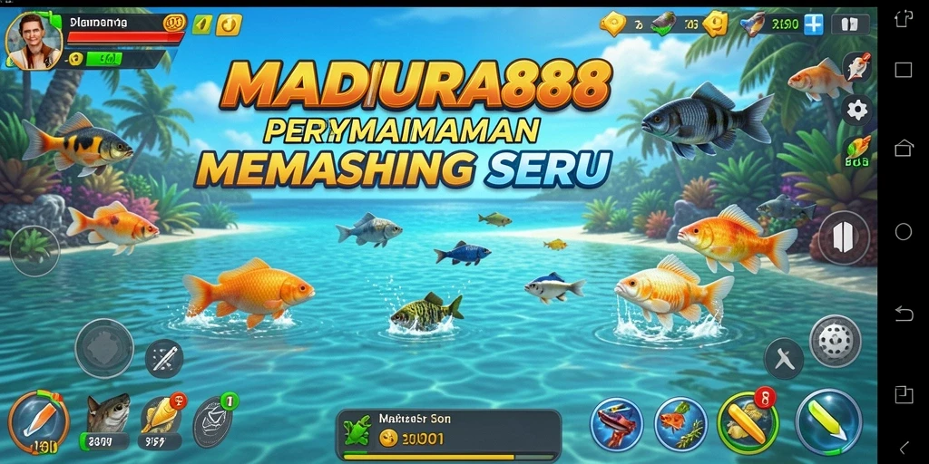Screenshot MADURA88 menampilkan gameplay seru dalam memancing.