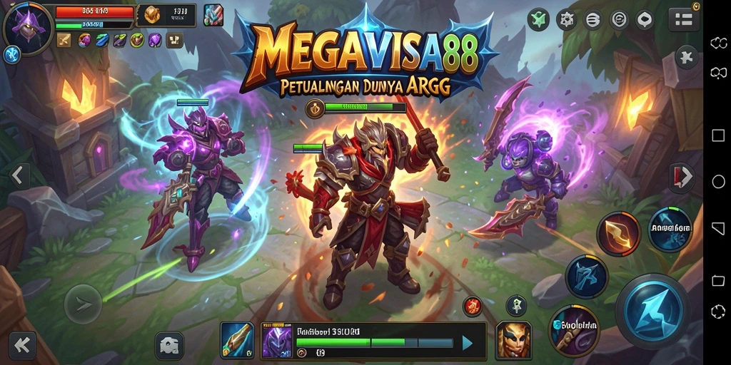 Tampilan gameplay menakjubkan di dunia fantasi MEGAVISA88.