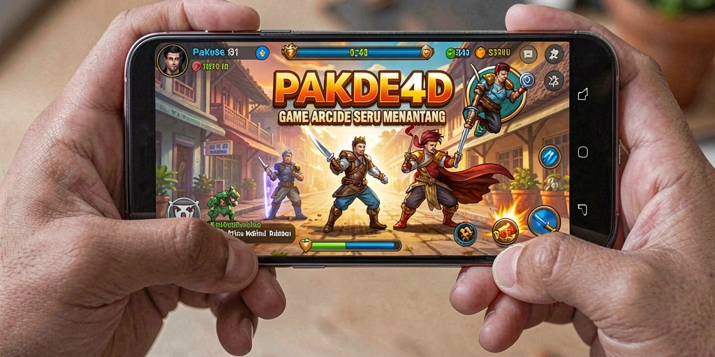 Tampilan gameplay seru dan menantang di PAKDE4D.