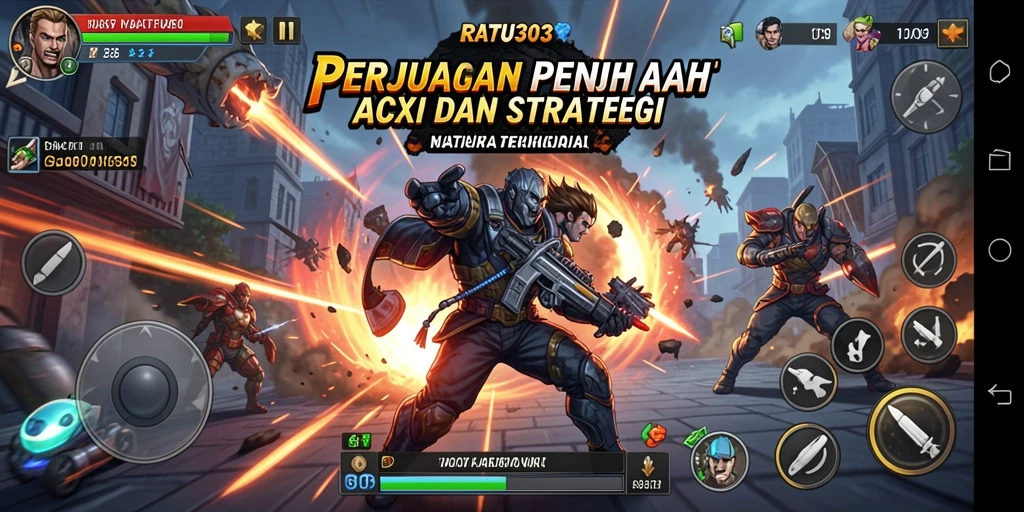 Screenshot gameplay Action dari RATU303 yang penuh tantangan.