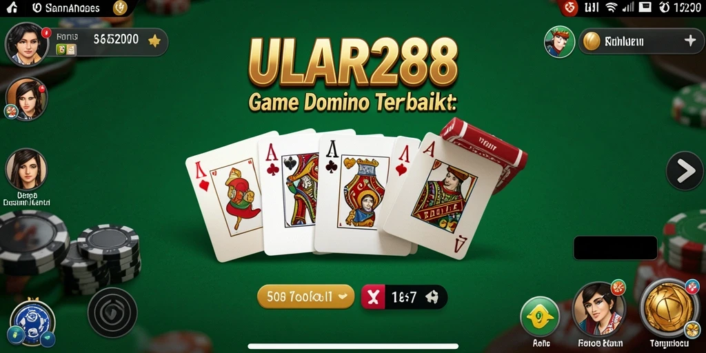 Screenshot gameplay ULAR288 yang menunjukkan keseruan permainan Domino.